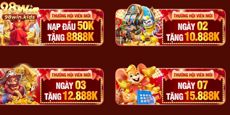 Đăng Ký 98Win: Các Bước Đăng Ký Đơn Giản Và Bảo Mật 2026 4 Người chơi mới nhận nhiều khuyến mãi chào mừng